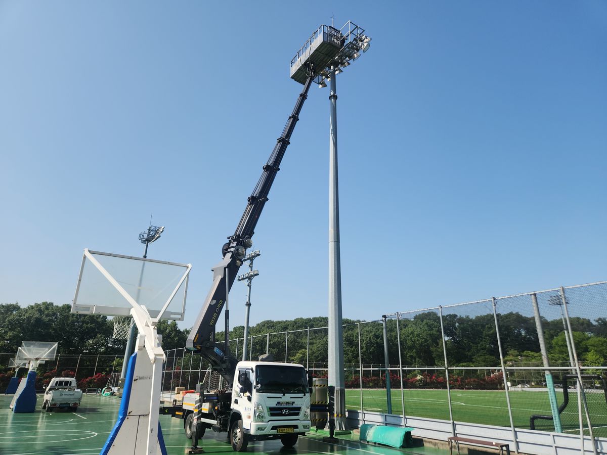 스카이차·고소작업차 실제 작업 현장 2