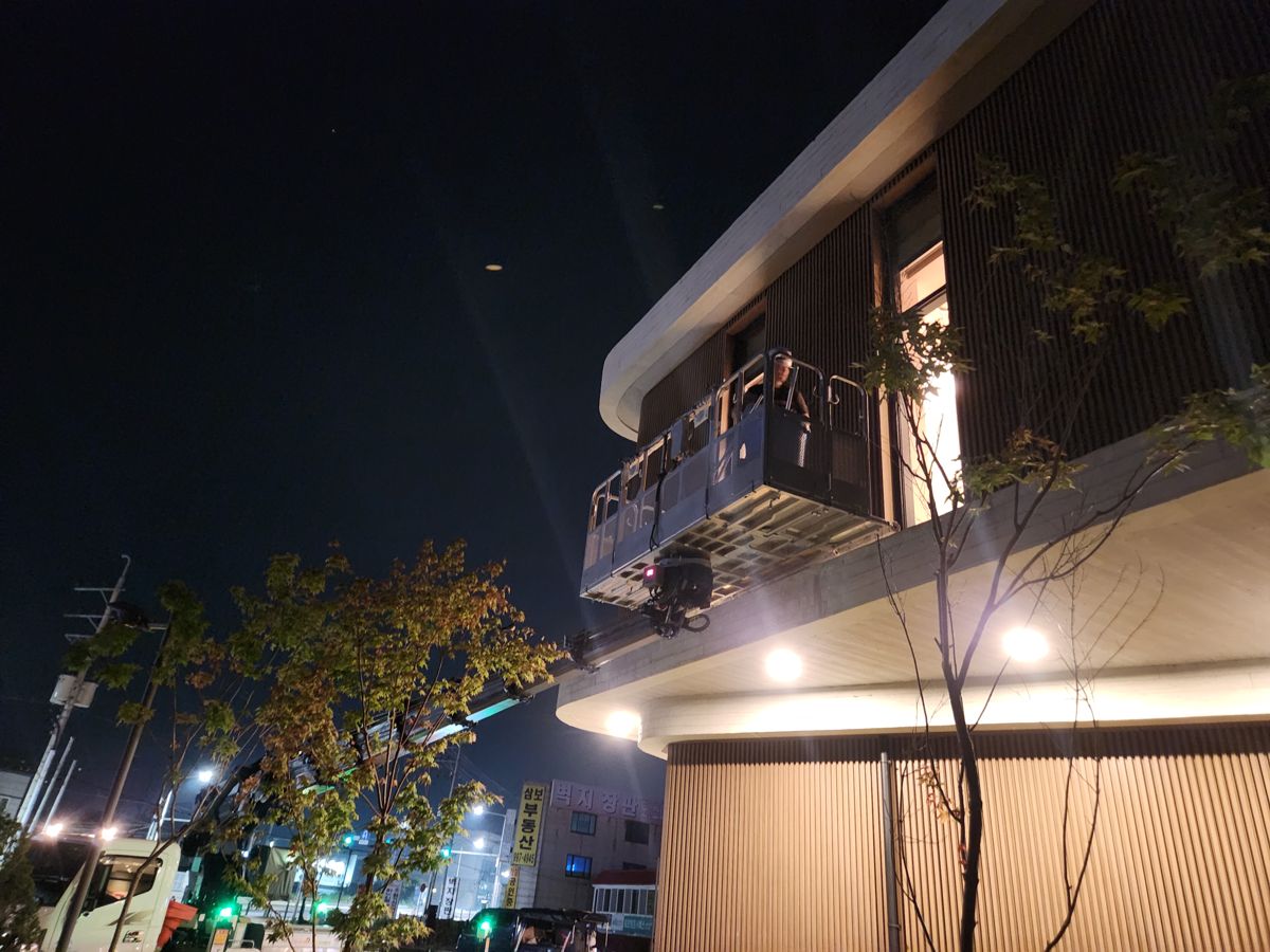 스카이차·고소작업차 실제 작업 현장 1